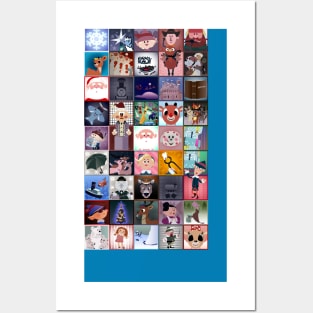 Rudolph Cast - Vertical Ed. Posters and Art